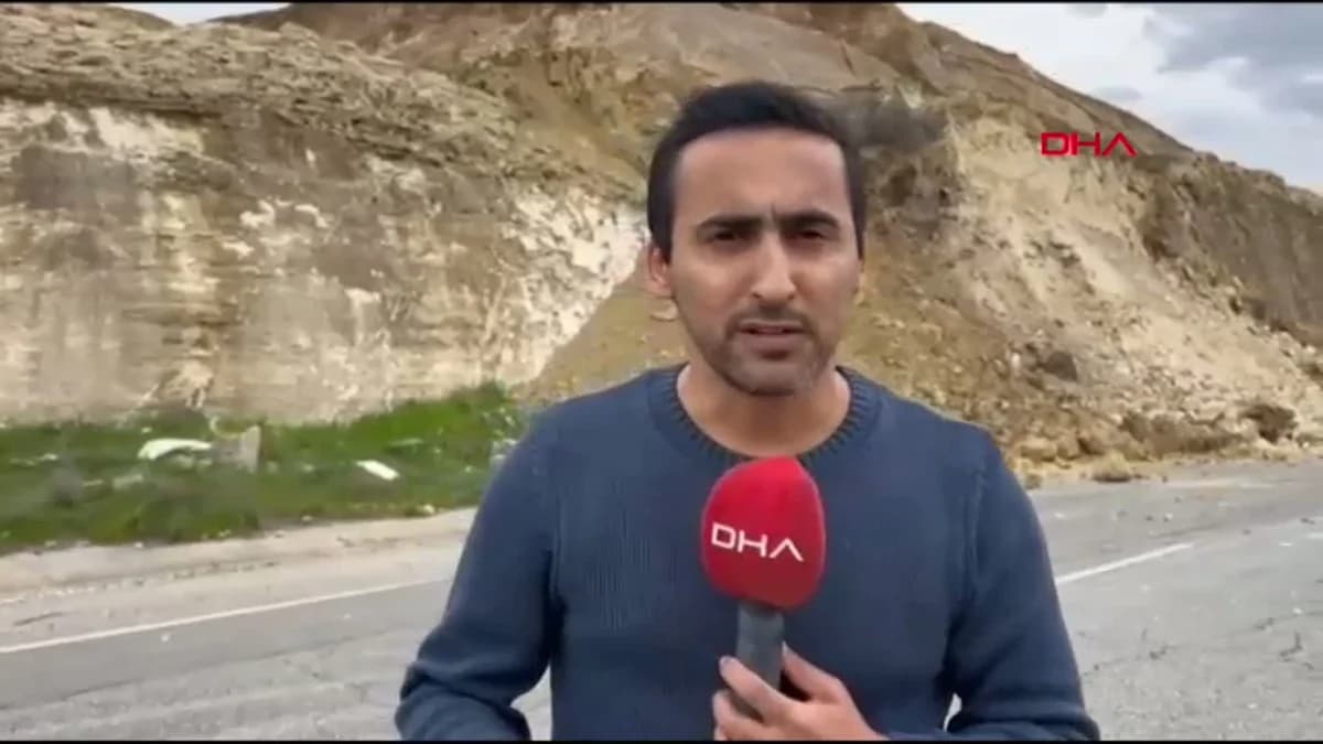 Batman’da Üniversite Yolunda Heyelan: Ulaşım Tek Şeritten Sağlanıyor