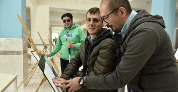 Görme Engelli Bireyler, Sanat Eserlerini Dokunarak Hissedecek