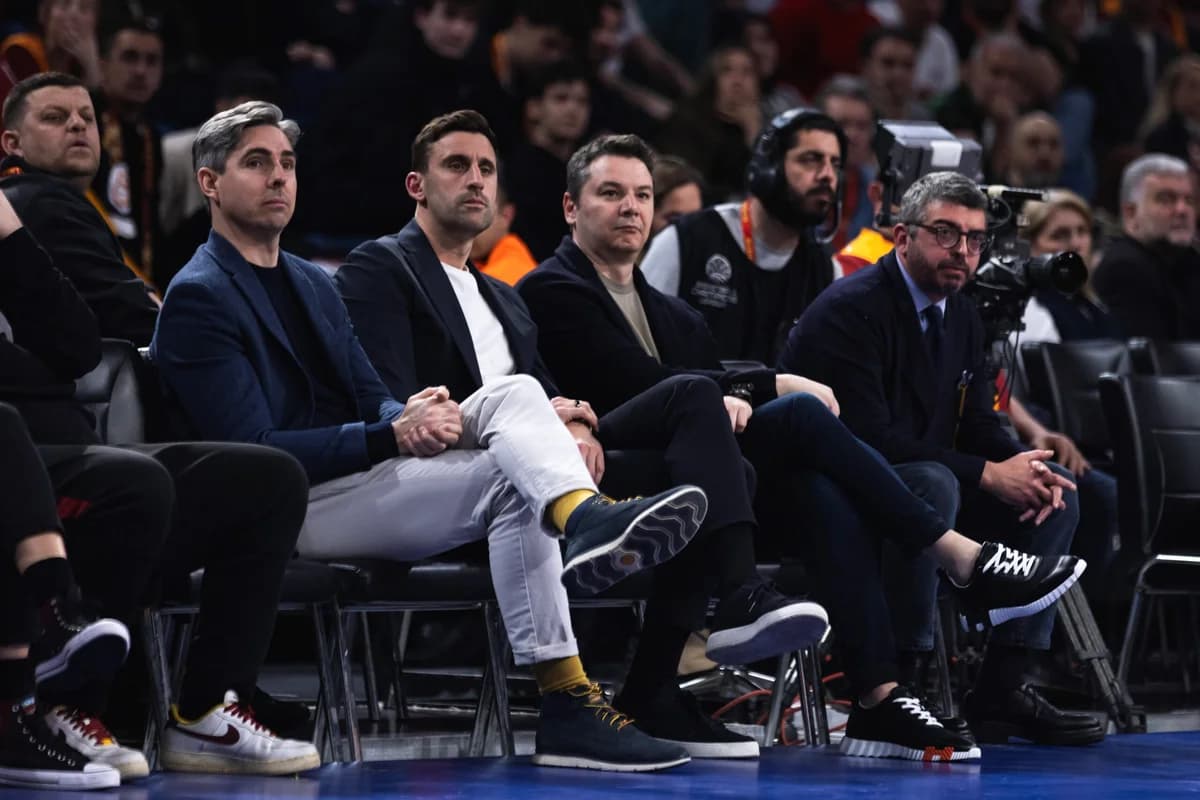 NBA Europe Yetkilileri Galatasaray MCT Technic Maçında