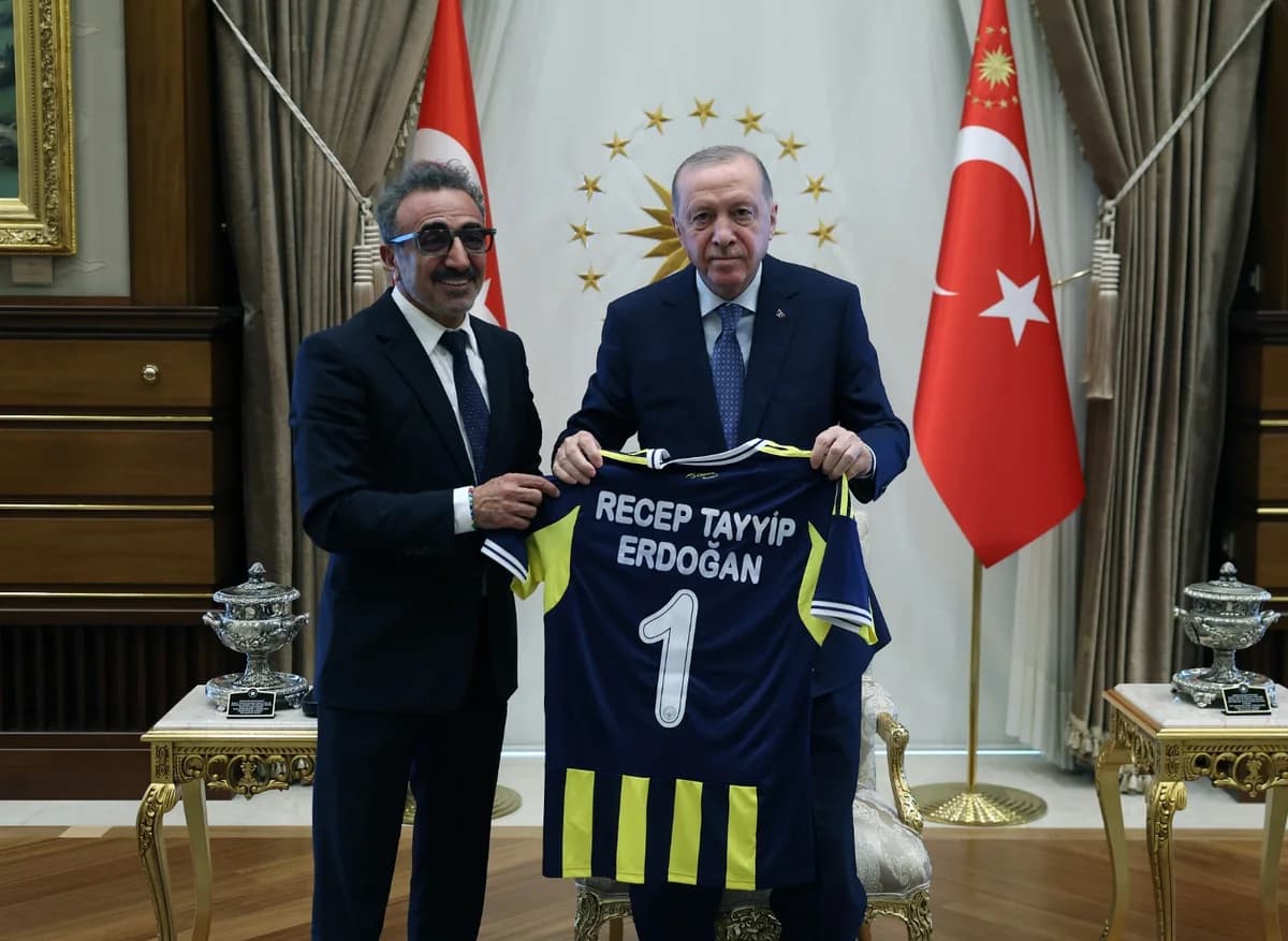Cumhurbaşkanı Erdoğan, Hamdi Ulukaya ile bir araya geldi