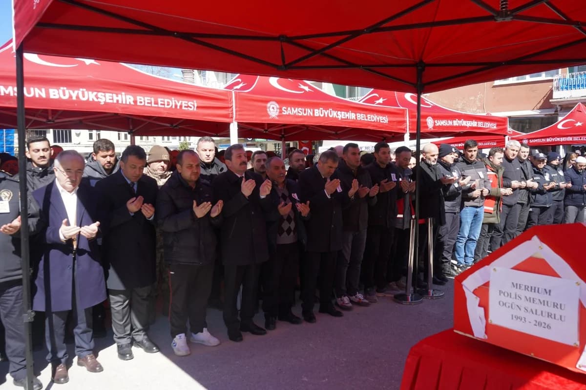 Mardin’de Kalp Krizi Geçiren Polis Memuru, Samsun’da Defnedildi