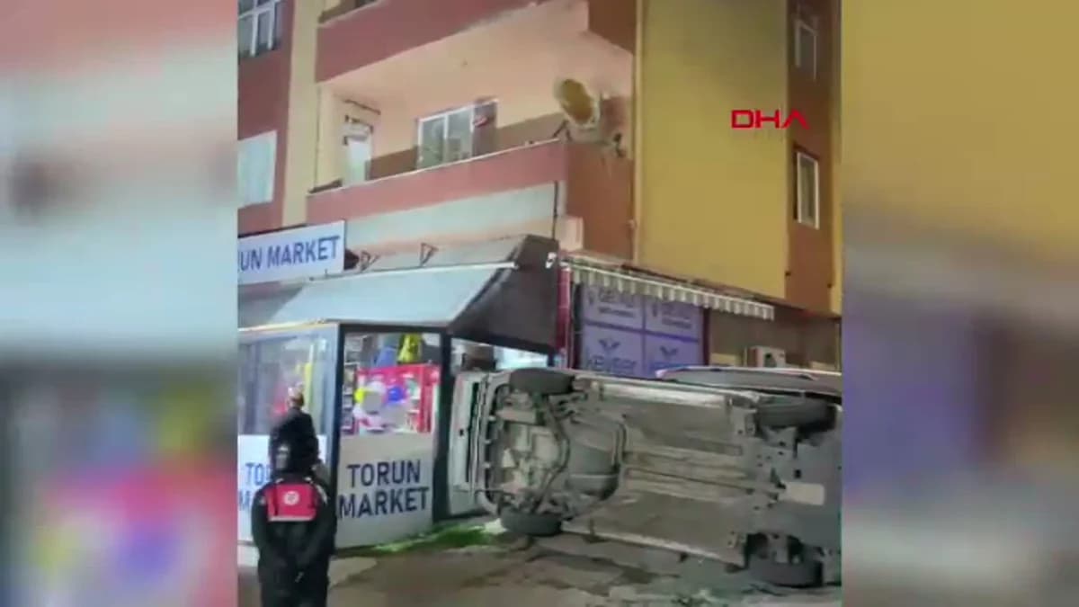 Çerkezköy’de Kontrolden Çıkan Araç 5 Araca Çarptı: 2 Yaralı
