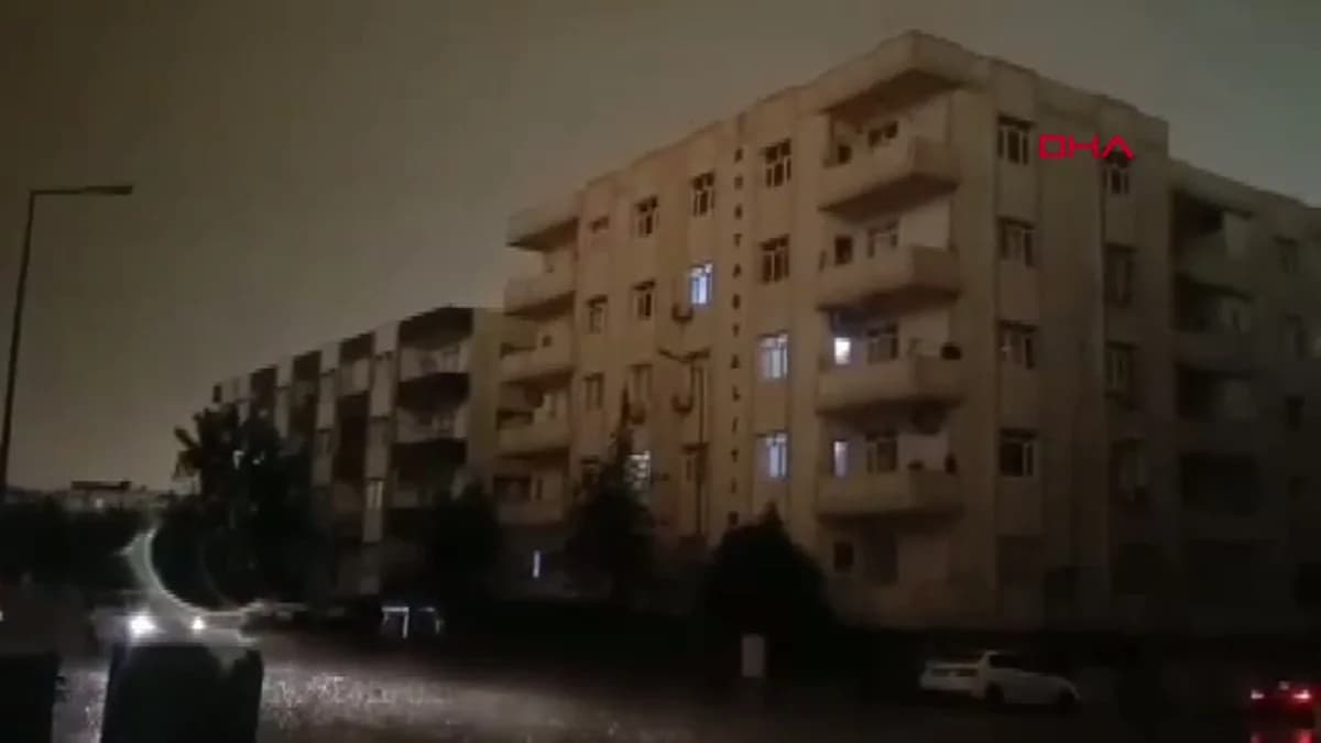 Nusaybin’de Sağanak Yağış Hayatı Olumsuz Etkiledi
