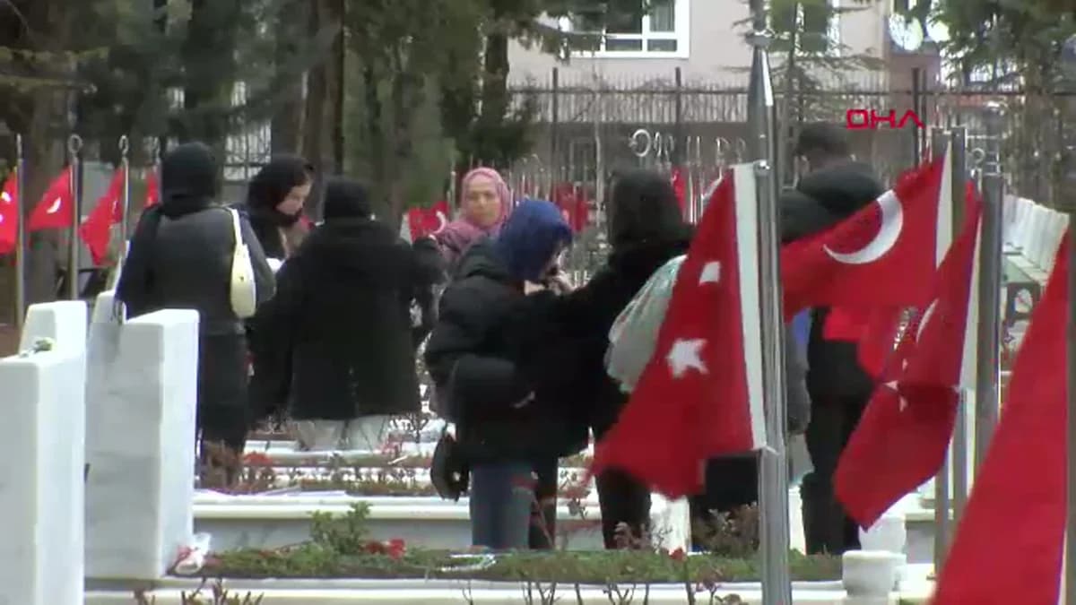 Ankara’da Şehitliklerde Bayram Yoğunluğu