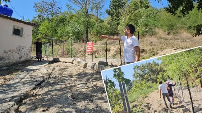 Zonguldak’ta Yol Krizi: 10 Yıllık Yol Betona Kapandı, Aile Evine Ulaşamıyor