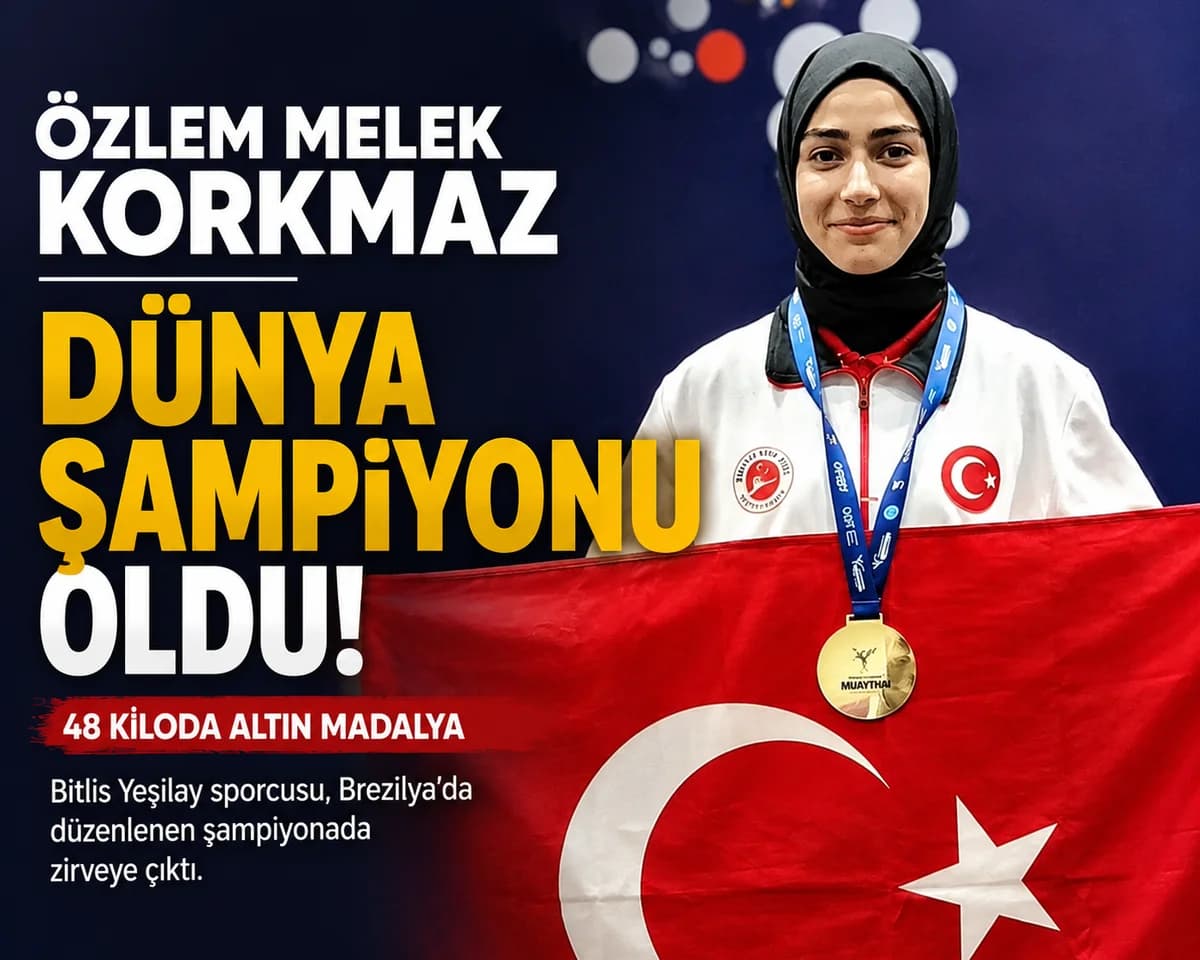 Korkmaz Brezilya’da Muaythai Dünya Şampiyonu Oldu