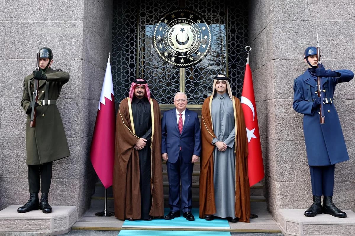 Bakan Güler, Katar Emiri Al-Thani’nin Kardeşlerini Ağırladı