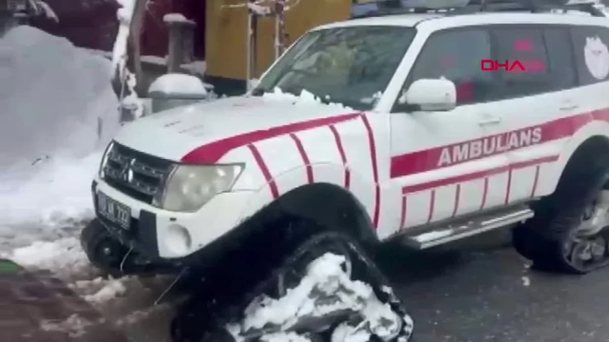 Bitlis’te Acil Sağlık Ekipleri, Hasta Kadın İçin Seferber Oldu