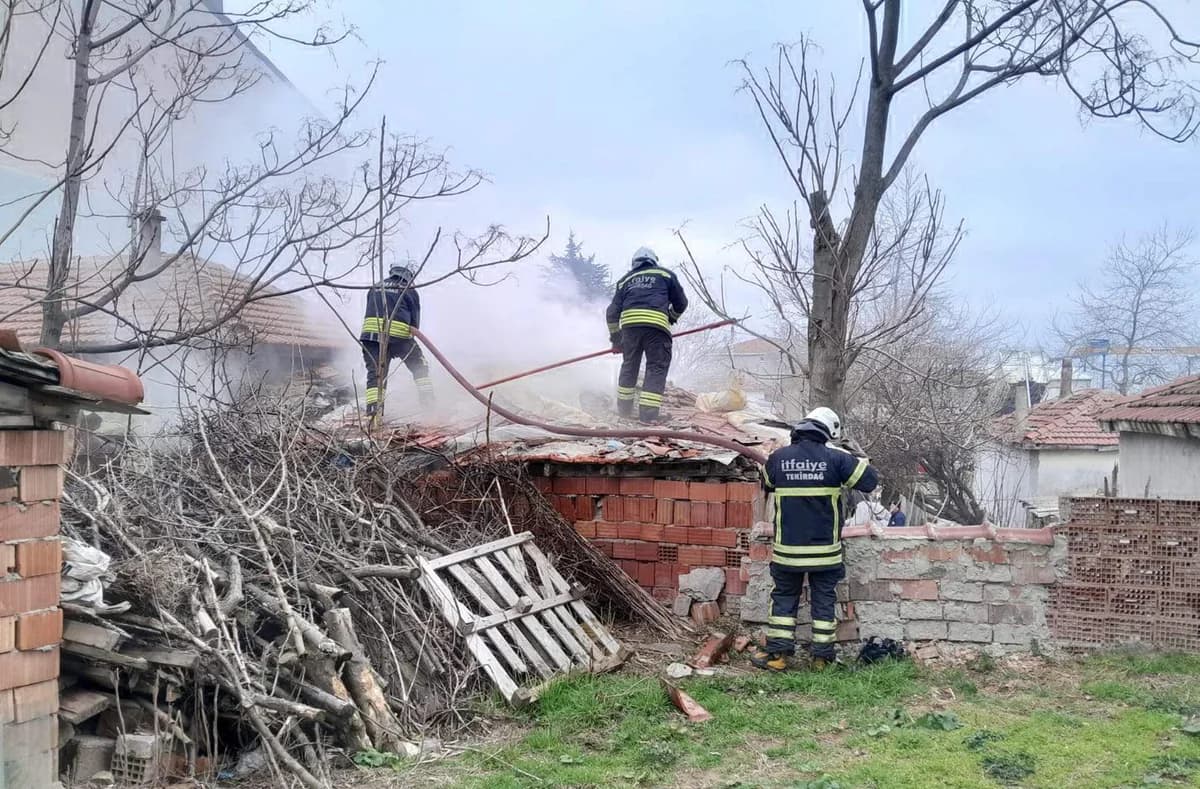 Malkara’da Yangın: Bedensel Engelli Arif Sargan Yaralandı