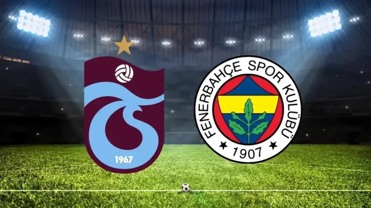 TFF duyurdu: Trabzonspor-Fenerbahçe derbisinin tarihi belli oldu!