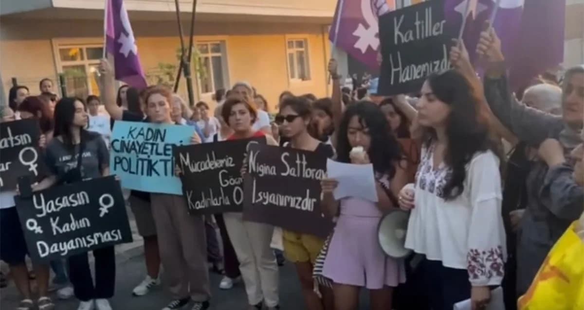 Nigina Sattarova Cinayeti: Kadınlar Ümraniye’de Adalet İstedi