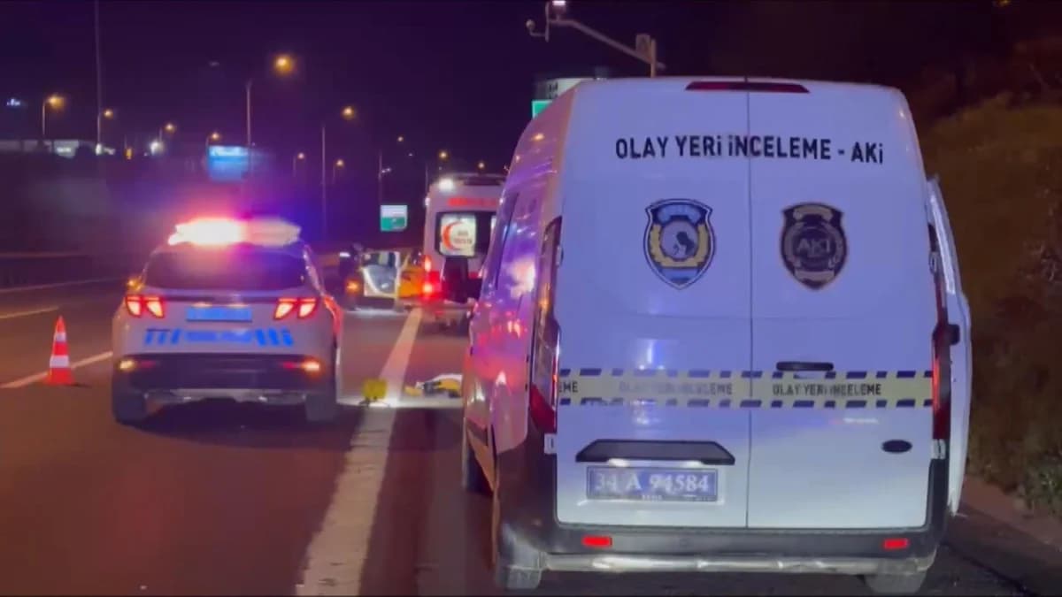 Sultanbeyli TEM Otoyolu’nda Taksi Çarpması: Bir Yaya Hayatını Kaybetti