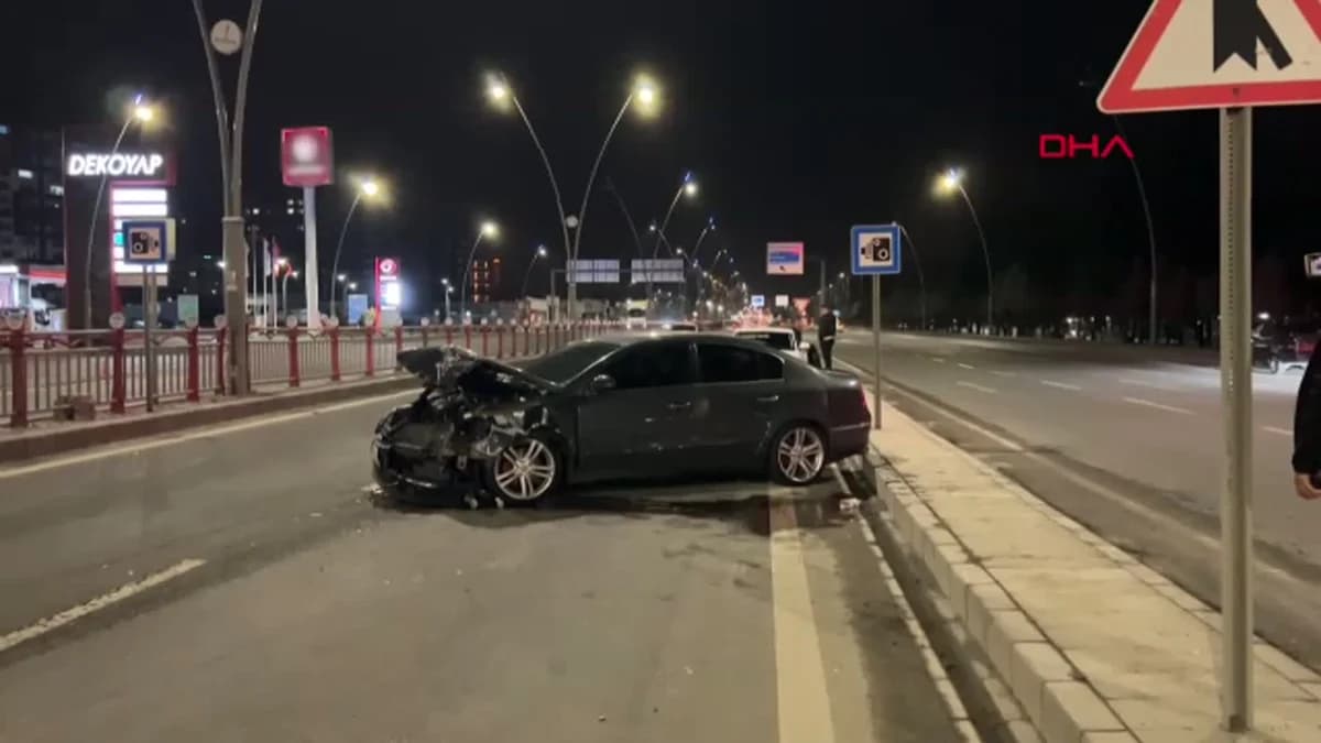 Kayseri’de Feci Kaza: İki Otomobil Çarpıştı, Bir Yaralı