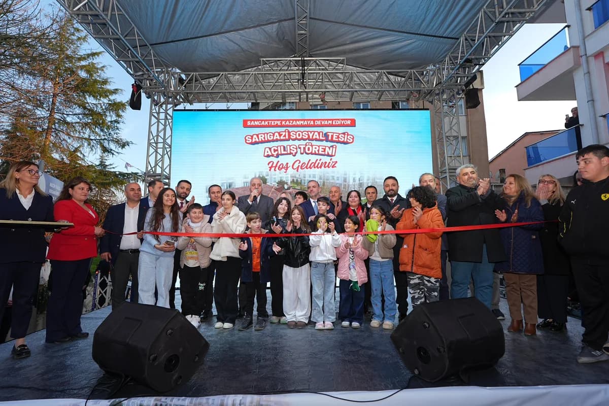 Sarıgazi Sosyal Tesisi Açıldı: Yeni Bir Yaşam Alanı