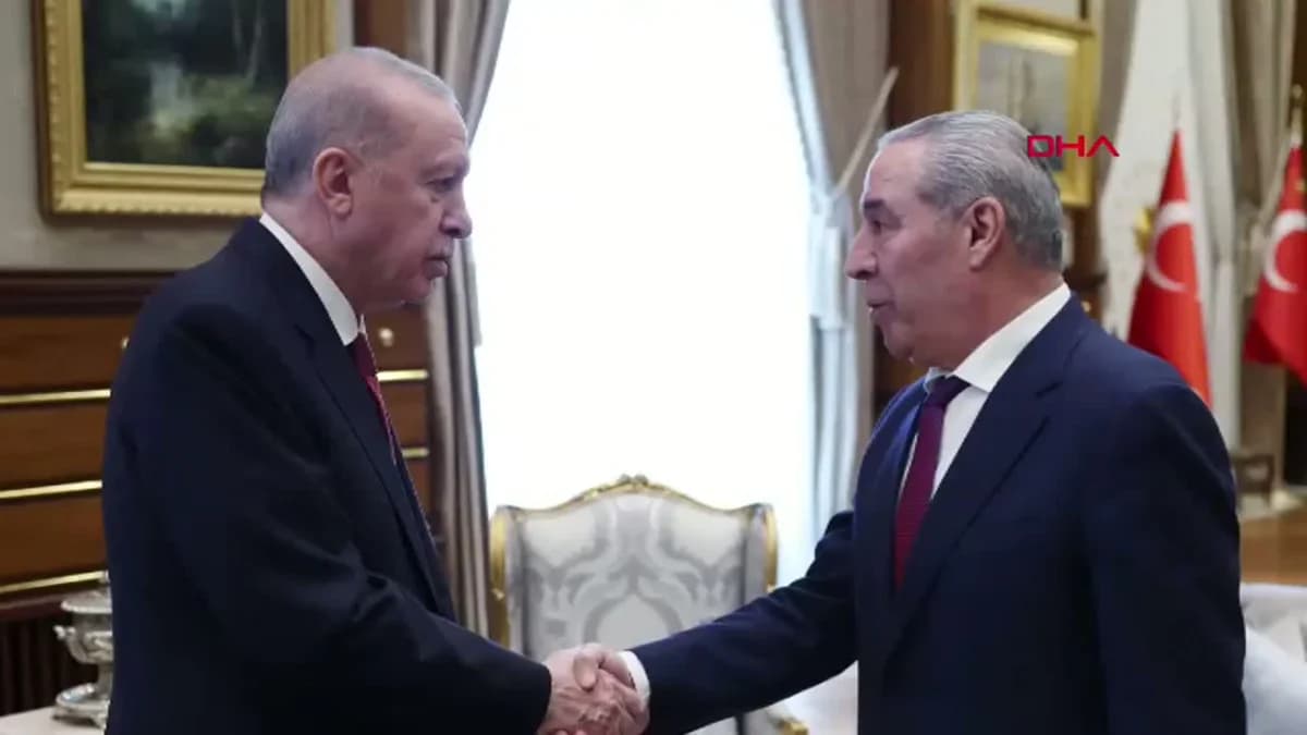 Cumhurbaşkanı Erdoğan, Filistin Devlet Başkan Yardımcısı Hüseyin eş-Şeyh’i Ağırladı