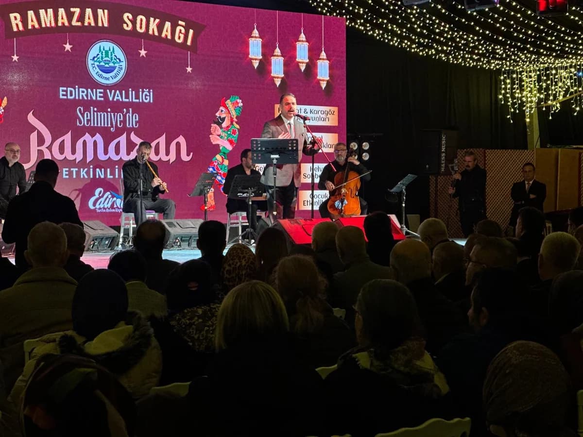 Selimiye’nin Gölgesinde Ramazan Sokağı Kapanışını Gerçekleştirdi