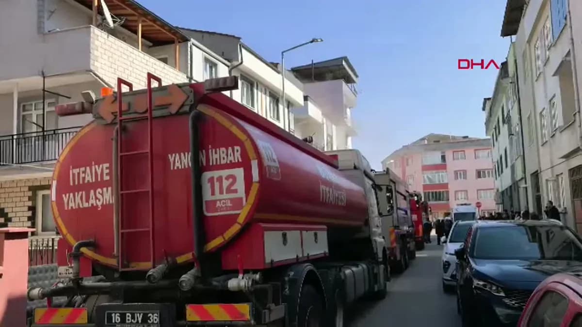 Bursa’da Unutulan Yemek Yangın Çıkardı
