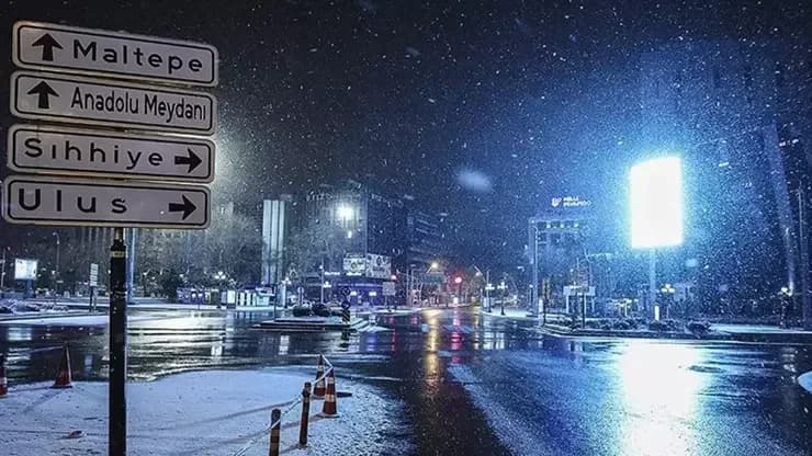 Ankara Valiliği vatandaşları buzlanma ve dona karşı uyardı