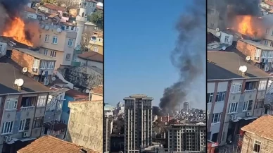 Son Dakika İstanbul'da Yangın Paniği! Beyoğlu'nda Alevler Yükseliyor