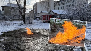 Kocaeli'de Gizemli Yangın! Yanan Gazın Türü Araştırılıyor