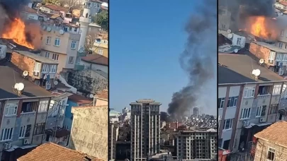 Son Dakika İstanbul'da Yangın Paniği! Beyoğlu'nda Alevler Yükseliyor